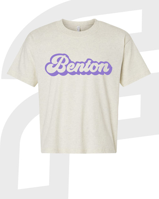 Benton Script Ladies Boxy Tee