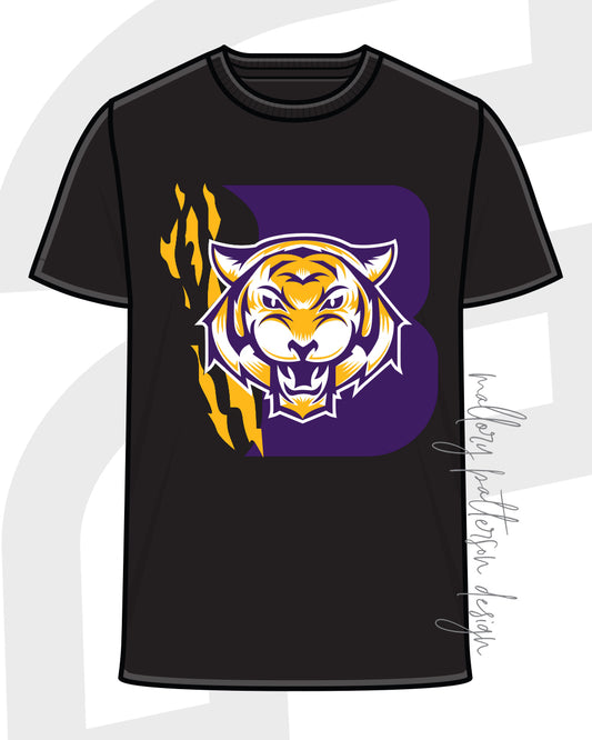 Benton Tiger B Sequin Tee