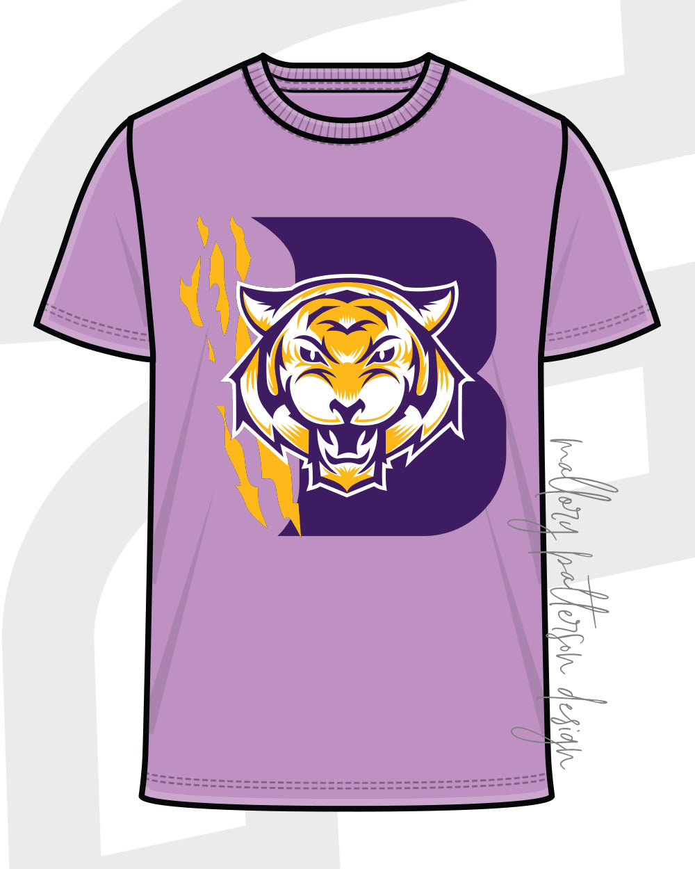Benton Tiger B Sequin Tee