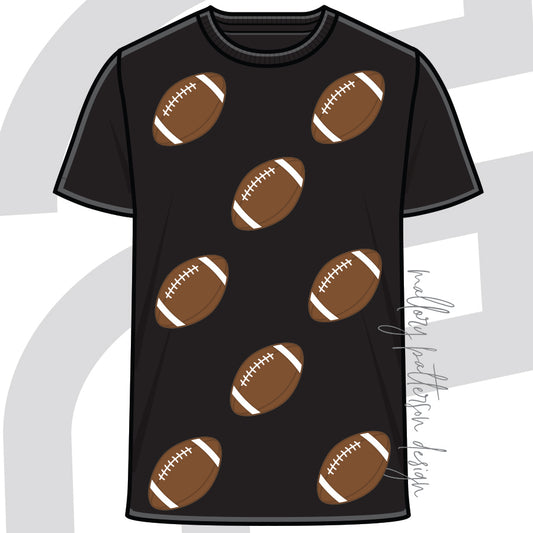 Football Sequin Tees
