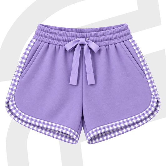 Lilac Gingham Shorts -  ETA November