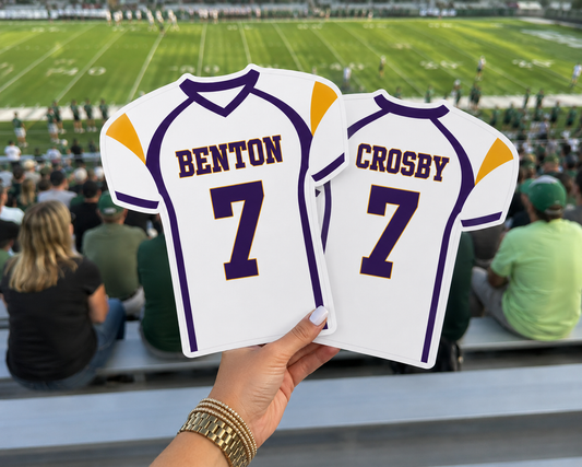 Benton Football Hand Fan