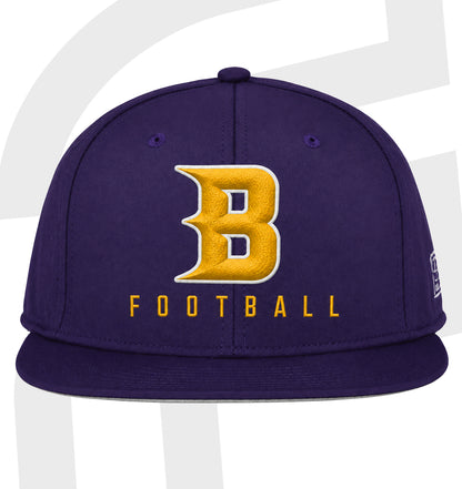 The Game Fitted Embroidered B Football Hat