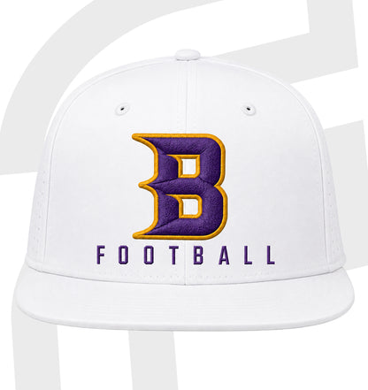 The Game Fitted Embroidered B Football Hat