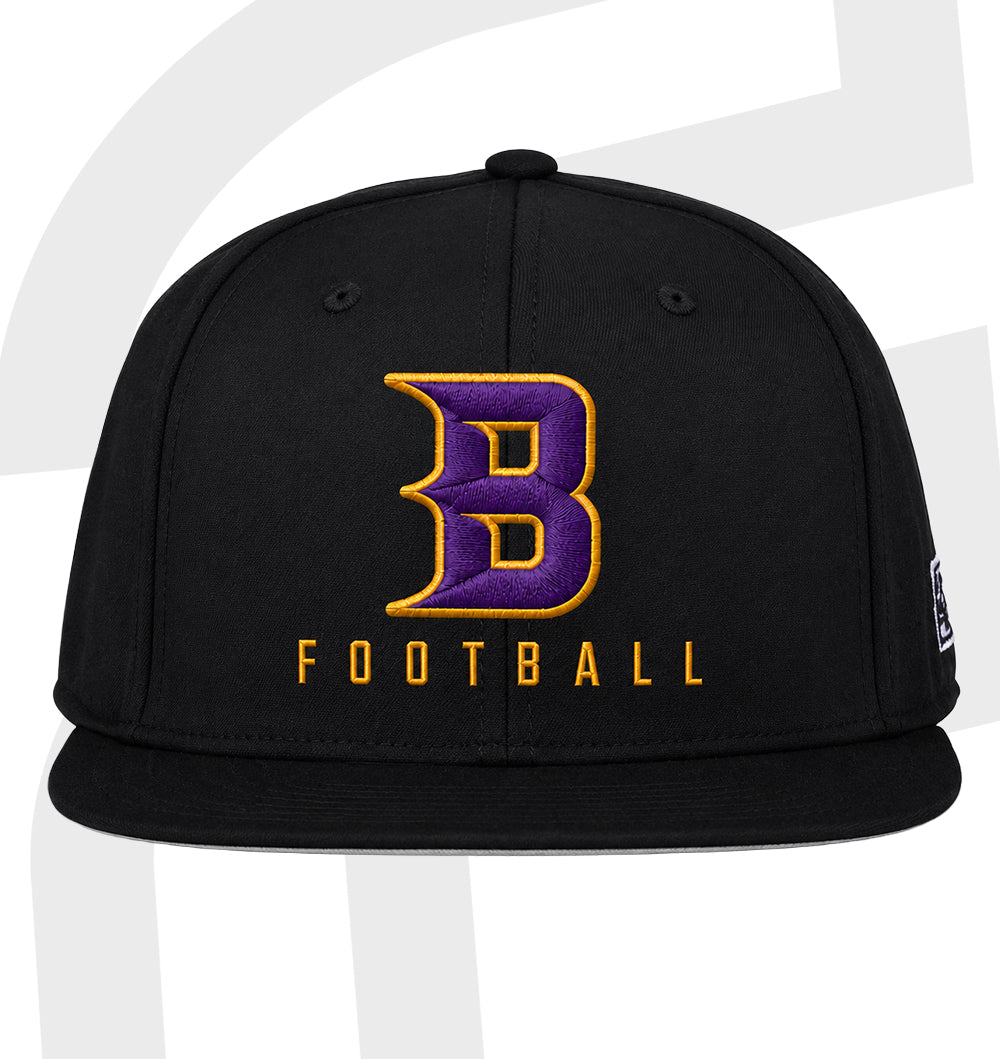 The Game Fitted Embroidered B Football Hat