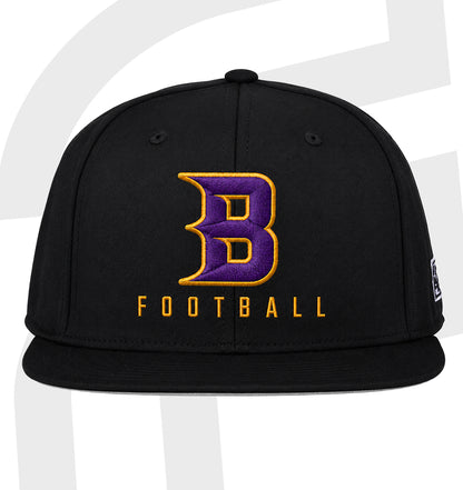 The Game Fitted Embroidered B Football Hat