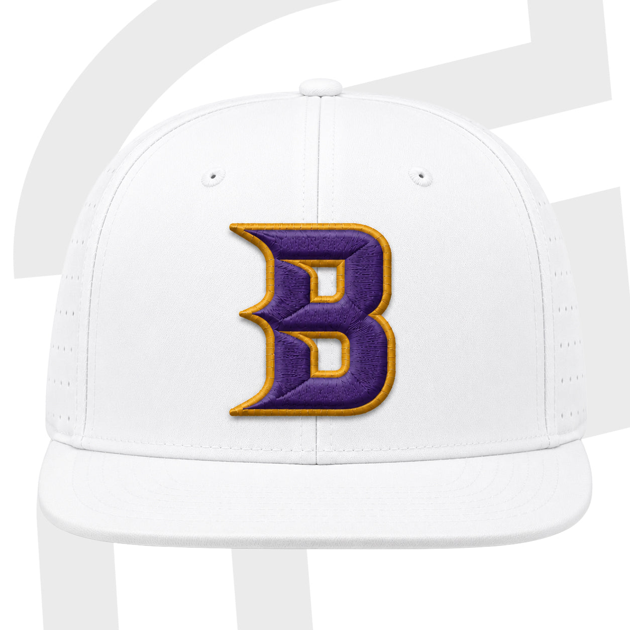The Game Fitted Embroidered B Hat